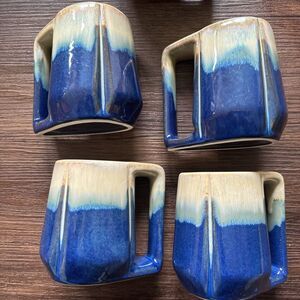 Vintage Bornholmsk Soholm Stentoj Sonja Denmark Ceramic MCM Drip Glaze Retro Mug